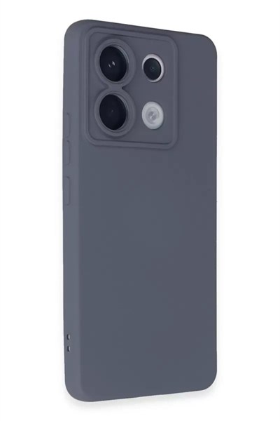Mey İthalat®   Redmi Note 13 Pro 5G Kılıf Nano içi Kadife Silikon - Gri