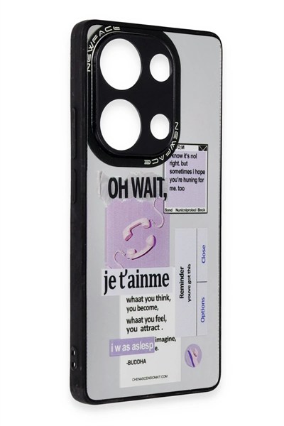 Mey İthalat®   Redmi Note 13 Pro 5G Kılıf Mirror Desenli Kapak - Mirror - 4