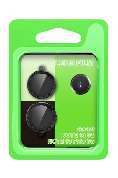 Mey İthalat®   Redmi Note 13 Pro 5G Raze Metal Kamera Lens - Siyah