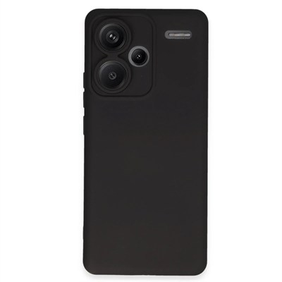 Mey İthalat®   Redmi Note 13 Pro Plus Kılıf Nano içi Kadife Silikon - Siyah