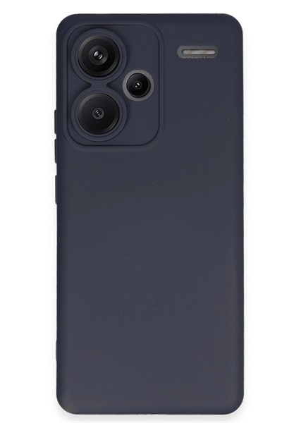 Mey İthalat®   Redmi Note 13 Pro Plus Kılıf Nano içi Kadife Silikon - Lacivert