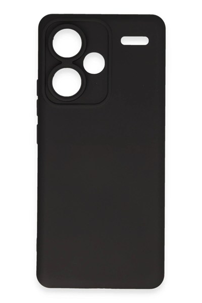Mey İthalat®   Redmi Note 13 Pro Plus Kılıf Nano içi Kadife Silikon - Siyah