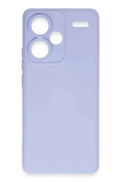 Mey İthalat®   Redmi Note 13 Pro Plus Kılıf Nano içi Kadife Silikon - Lila