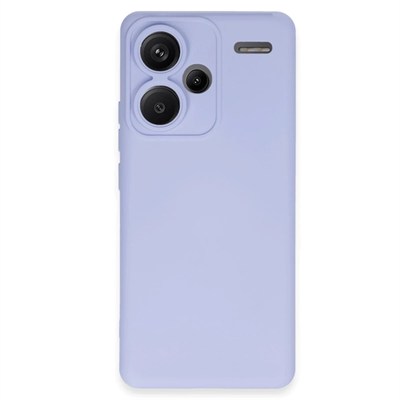 Mey İthalat®   Redmi Note 13 Pro Plus Kılıf Nano içi Kadife Silikon - Lila