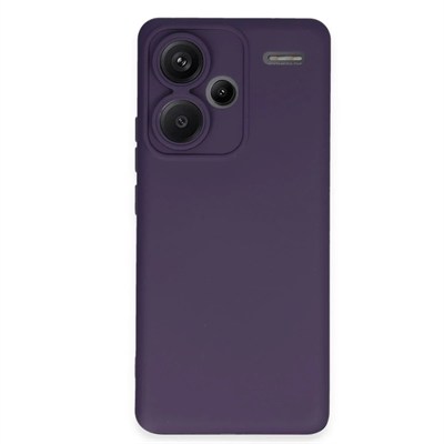 Mey İthalat®   Redmi Note 13 Pro Plus Kılıf Nano içi Kadife Silikon - Mor