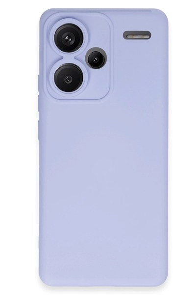 Mey İthalat®   Redmi Note 13 Pro Plus Kılıf Nano içi Kadife Silikon - Lila