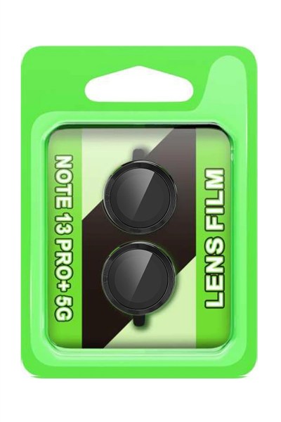 Mey İthalat®   Redmi Note 13 Pro Plus Raze Metal Kamera Lens - Siyah