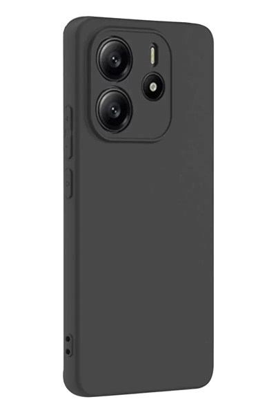 Mey İthalat®   Redmi Note 14 4G Kılıf First Silikon - Siyah