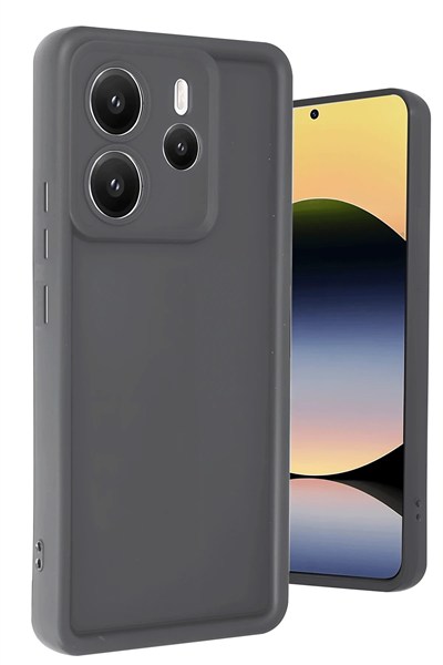Mey İthalat®   Redmi Note 14 4G Kılıf Viera Silikon - Gri