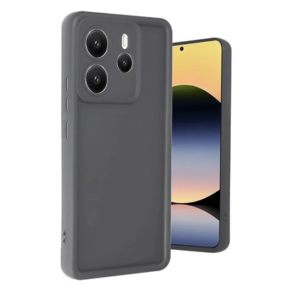 Mey İthalat®   Redmi Note 14 4G Kılıf Viera Silikon - Gri