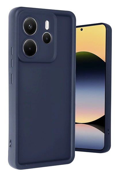 Mey İthalat®   Redmi Note 14 4G Kılıf Viera Silikon - Lacivert
