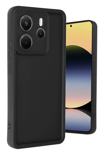 Mey İthalat®   Redmi Note 14 4G Kılıf Viera Silikon - Siyah