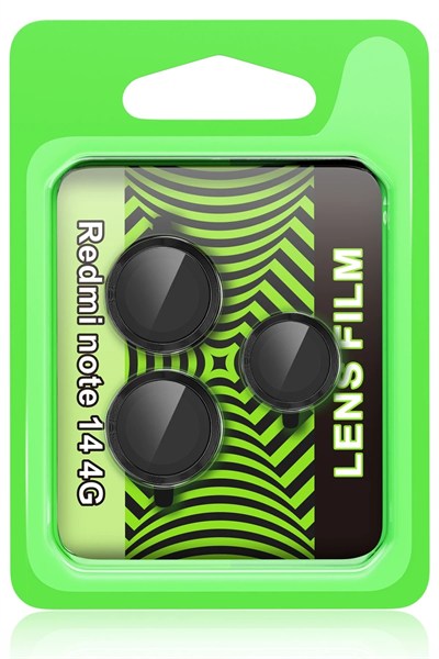 Mey İthalat®   Redmi Note 14 4G Raze Metal Kamera Lens - Siyah