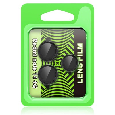 Mey İthalat®   Redmi Note 14 4G Raze Metal Kamera Lens - Siyah