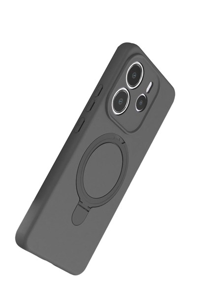 Mey İthalat®   Redmi Note 14 4G Regal Magsafe Standlı Kapak - Titan Gri