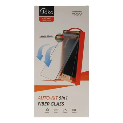 Mey İthalat®   Redmi Note 14 Pro 4G AutoKit 5in1 Fiber Hayalet Cam Ekran Koruyucu