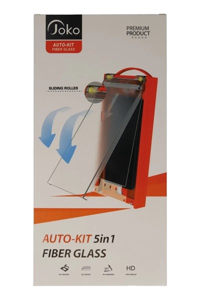 Mey İthalat®   Redmi Note 14 Pro 4G AutoKit 5in1 Fiber Hayalet Cam Ekran Koruyucu