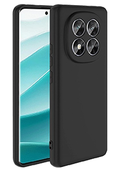 Mey İthalat®   Redmi Note 14 Pro 4G Kılıf First Silikon - Siyah