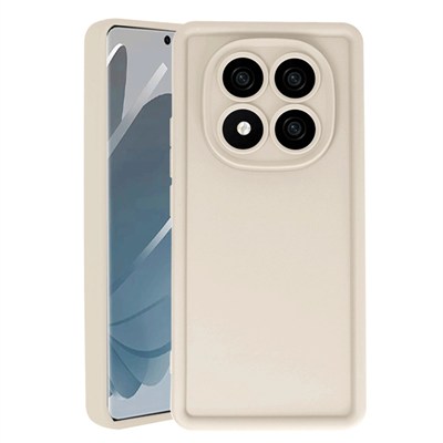Mey İthalat®   Redmi Note 14 Pro 4G Kılıf Viera Silikon - Krem