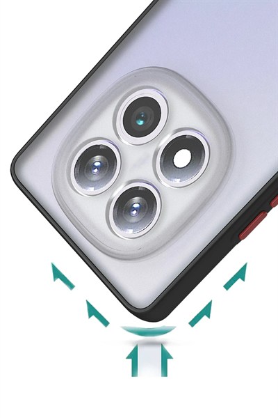 Mey İthalat®   Redmi Note 14 Pro 4G Kılıf Montreal Silikon Kapak - Siyah