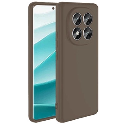Mey İthalat®   Redmi Note 14 Pro 4G Kılıf First Silikon - Kahverengi