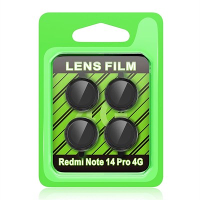 Mey İthalat®   Redmi Note 14 Pro 4G Raze Metal Kamera Lens - Siyah