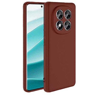 Mey İthalat®   Redmi Note 14 Pro 5G Kılıf First Silikon - Bordo