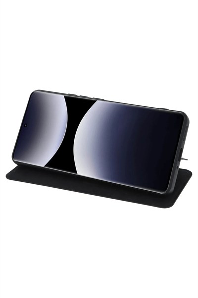 Mey İthalat®   Redmi Note 14 Pro 5G Kılıf Flip Cover - Lacivert
