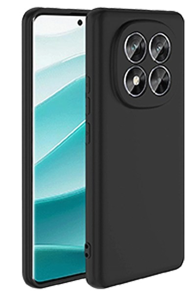 Mey İthalat®   Redmi Note 14 Pro 5G Kılıf Nano içi Kadife Silikon - Siyah