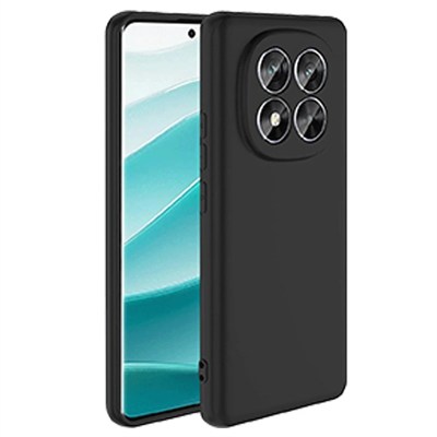 Mey İthalat®   Redmi Note 14 Pro 5G Kılıf First Silikon - Siyah
