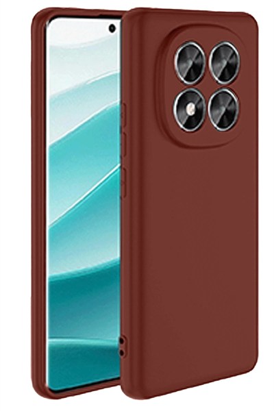 Mey İthalat®   Redmi Note 14 Pro 5G Kılıf First Silikon - Bordo