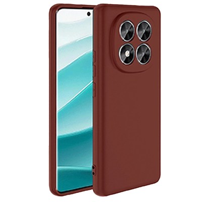 Mey İthalat®   Redmi Note 14 Pro 5G Kılıf First Silikon - Bordo