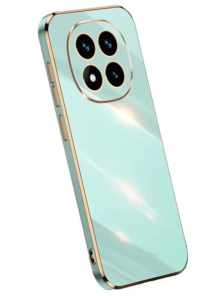 Mey İthalat®   Redmi Note 14 Pro 5G Kılıf Volet Silikon - Açık Yeşil