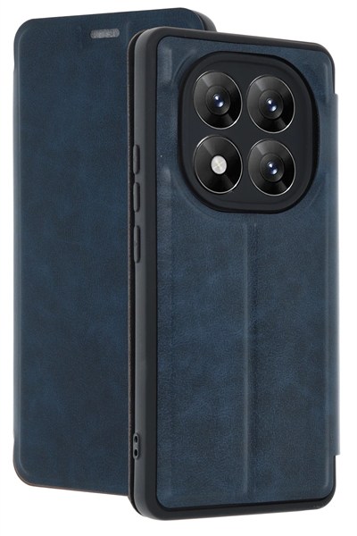 Mey İthalat®   Redmi Note 14 Pro 5G Kılıf Flip Cover - Lacivert