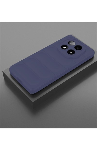 Mey İthalat®   Redmi Note 14 Pro 5G Kılıf Optimum Silikon - Lacivert