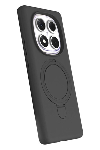 Mey İthalat®   Redmi Note 14 Pro 5G Regal Magsafe Standlı Kapak - Titan Gri
