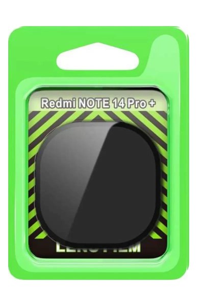 Mey İthalat®   Redmi Note 14 Pro Plus Raze Metal Kamera Lens - Siyah