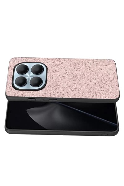 Mey İthalat®   Redmi Note 15 4G Bright Simli Kapak - Pembe