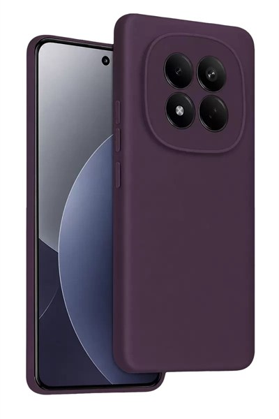 Mey İthalat®   Redmi Note 15 4G First Silikon - Mürdüm