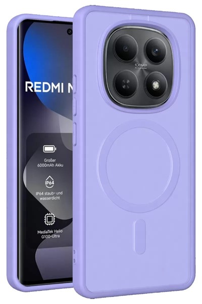 Mey İthalat®   Redmi Note 15 4G Jota Magsafe Kapak - Lila