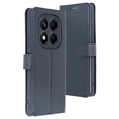 Mey İthalat®   Redmi Note 15 4G Trend S Plus Kapaklı Kılıf - Siyah
