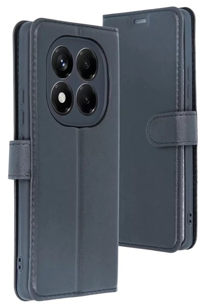 Mey İthalat®   Redmi Note 15 4G Trend S Plus Kapaklı Kılıf - Siyah