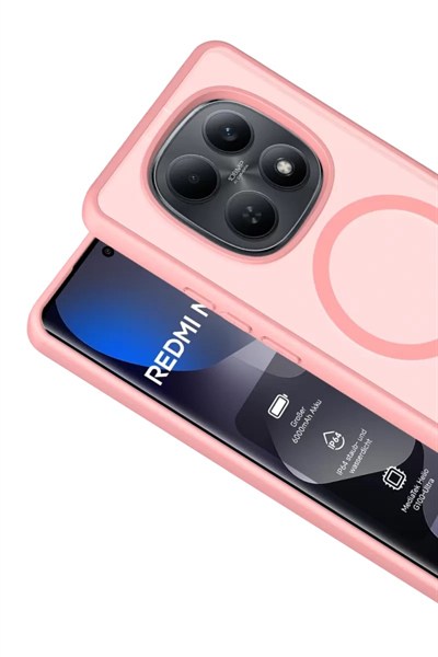 Mey İthalat®   Redmi Note 15 Pro 4G Jota Magsafe Kapak - Pudra