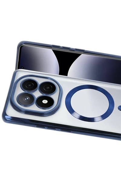 Mey İthalat®   Redmi Note 15 Pro 4G Kross Magneticsafe Kapak - Lacivert