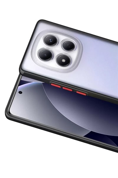 Mey İthalat®   Redmi Note 15 Pro 4G Montreal Silikon Kapak - Siyah
