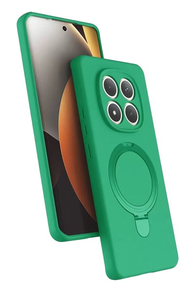 Mey İthalat®   Redmi Note 15 Pro 4G Regal Magsafe Standlı Kapak - Yeşil
