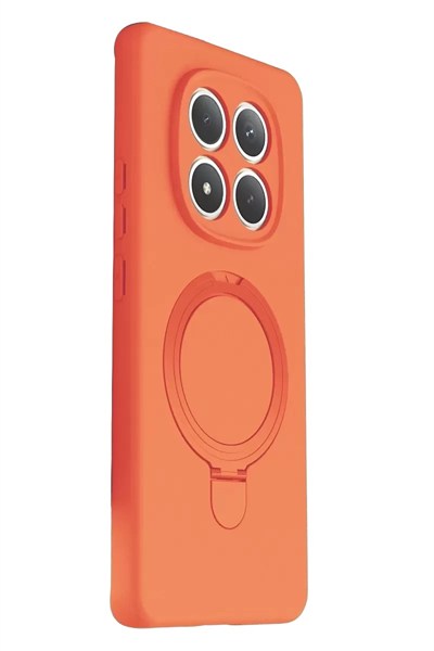 Mey İthalat®   Redmi Note 15 Pro 4G Regal Magsafe Standlı Kapak - Turuncu