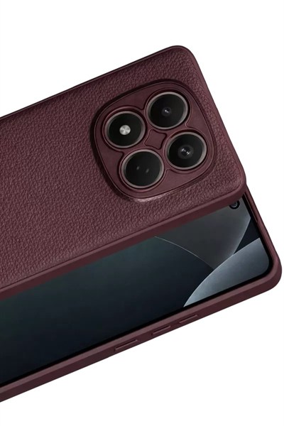 Mey İthalat®   Redmi Note 15 Pro 4G Thermax Silikon Kılıf - Bordo