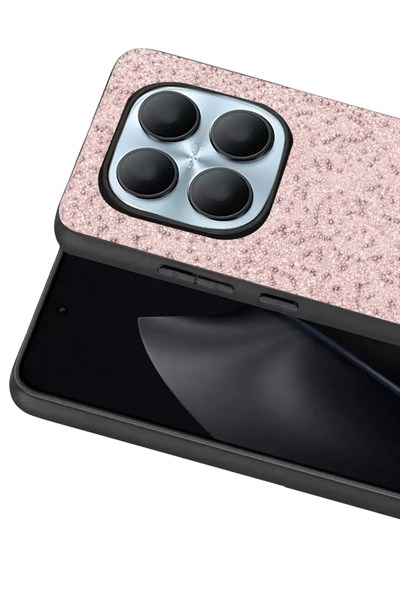 Mey İthalat®   Redmi Note 15 Pro 5G Bright Simli Kapak - Pembe