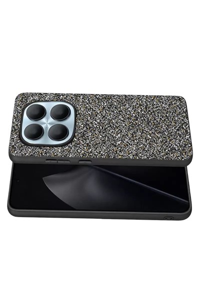 Mey İthalat®   Redmi Note 15 Pro 5G Bright Simli Kapak - Gold